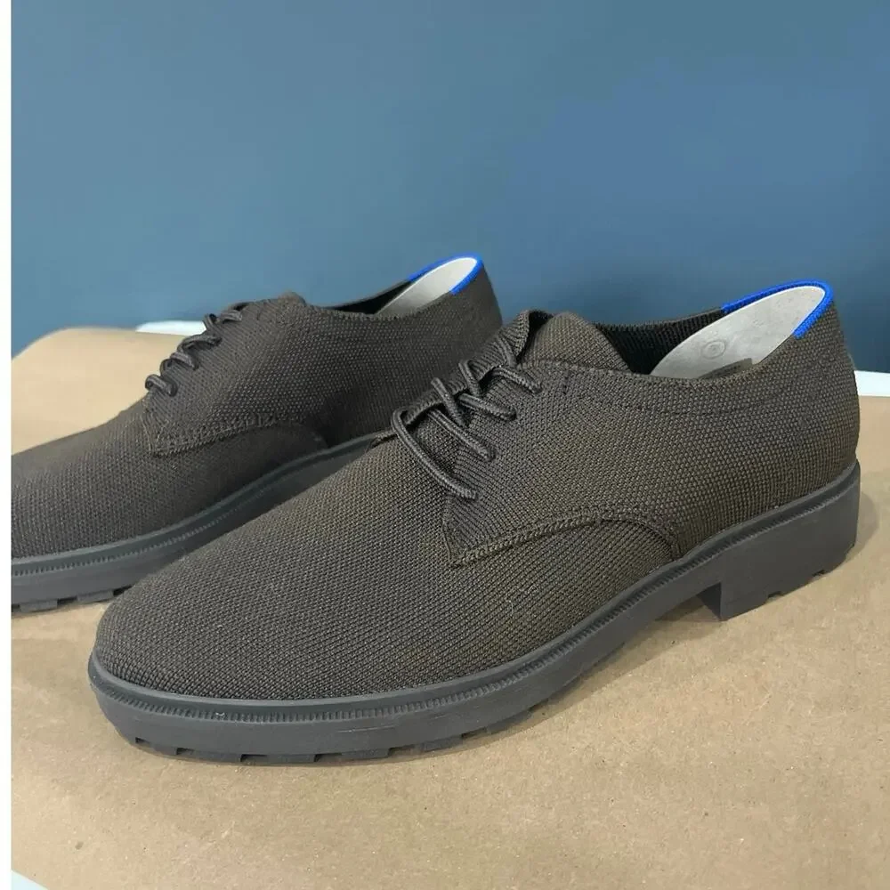 Rothy’s Men’s The Lug Oxford in Chocolate Sz 9